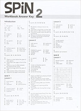 SPIN 2 WORKBOOK ANSWER KEY