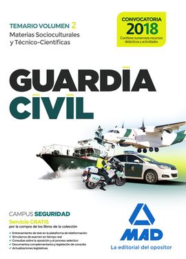 GUARDIA CIVIL TEMARIO PARA LA PREPARACIN DE OPOSICIN. MATERIAS SOCIOCULTURALES