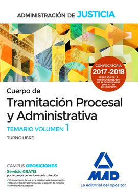 CUERPO DE TRAMITACIN PROCESAL Y ADMINISTRATIVA (TURNO LIBRE) DE LA ADMINISTRACI