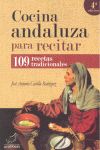 COCINA ANDALUZA PARA RECITAR 4ED