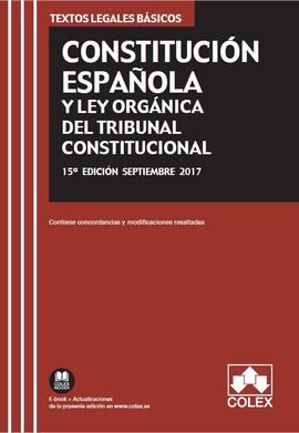 CONSTITUCIN ESPAOLA Y LEY ORGNICA DEL TRIBUNAL CONSTITUCIONAL