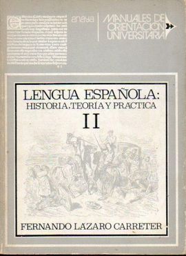 LENGUA ESPAOLA II