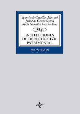 INSTITUCIONES DE DERECHO CIVIL PATRIMONIAL