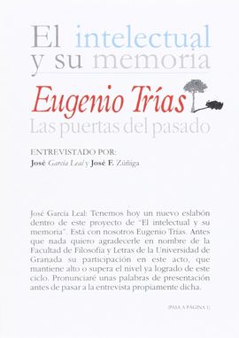 EUGENIO TRAS. LAS PUERTAS DEL PASADO