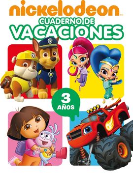 CUADERNO DE VACACIONES NICKELODEON. 3 AOS