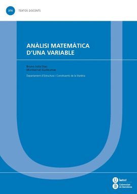 ANLISI MATEMTICA D'UNA VARIABLE