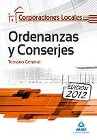 ORDENANZAS Y CONSERJES, CORPORACIONES LOCALES. TEMARIO GENERAL