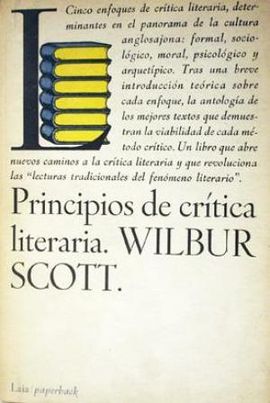 PRINCIPIOS DE CRTICA LITERARIA