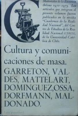 CULTURA Y COMUNICACIONES DE MASAS