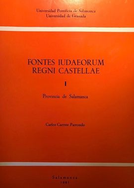 FONTES IUDAEORUM REGNI CASTELLAE I