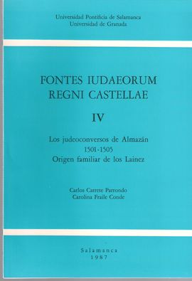 FONTES IUDAEORUM REGNI CASTELLAE IV