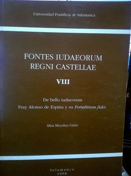 FONTES IUDAEORUM REGNI CASTELLAE VIII