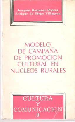 MODELO DE CAMPAA DE LA PROMOCIN CULTURAL EN NCLEOS RURALES