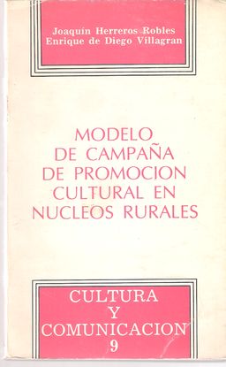 MODELO DE CAMPAA DE LA PROMOCIN CULTURAL EN NCLEOS RURALES