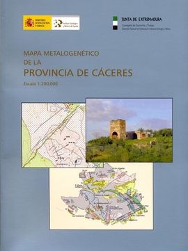 MAPA METALOGENTICO DE CCERES, E 1:200.000