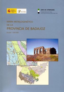 MAPA METALOGENTICO DE BADAJOZ, E 1:200.000