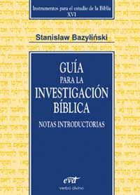 GU�AS PARA LA INVESTIGACI�N B�BLICA