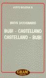 BREVE DICCIONARIO BUBI-CASTELLANO, CASTELLANO-BUBI
