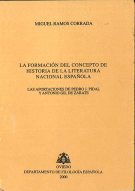 LA FORMACIN DEL CONCEPTO DE HISTORIA DE LA LITERATURA NACIONAL ESPAOLA