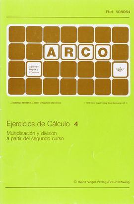 EJERCICIOS DE CLCULO 4. MULTIPLICACIN Y DIVISIN A PARTIR DE SEGUNDO CURSO