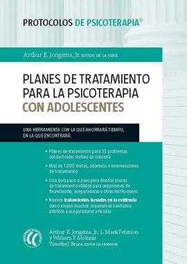 PLANES DE TRATAMIENTO PARA LA PSICOTERAPIA CON ADOLESCENTES