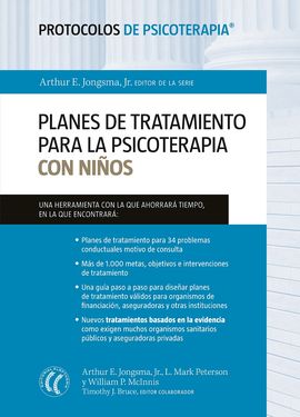 PLANES DE TRATAMIENTO PARA LA PSICOTERAPIA CON NIOS (PROTOCOLOS DE PSICOTERAPIA