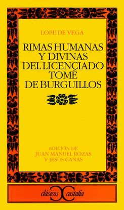 RIMAS HUMANAS Y DIVINAS DEL LICENCIADO TOM DE BURGUILLOS