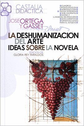 DESHUMANIZACIN DEL ARTE. IDEAS SOBRE LA NOVELA, LA