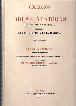 AJBAR MACHMA( CRNICAS ANNIMAS DEL SIGLO XI)