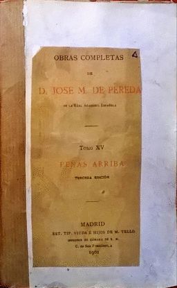 OBRAS COMPLETAS. TOMO XV PE�AS ARRIBA