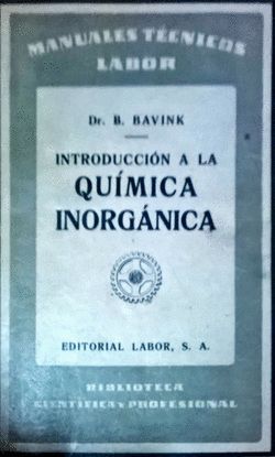 INTRODUCCION A LA QUIMICA INORGANICA