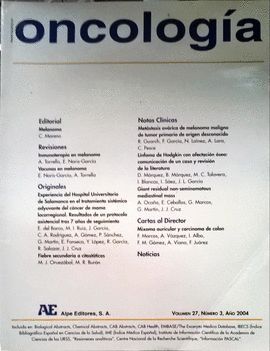 REVISTA ESPAOLA DE ONCOLOGA AO 2004, VOL. 27, NMERO 3