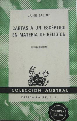 CARTAS A UN ESCEPTICO EN MATERIA DE RELIGION