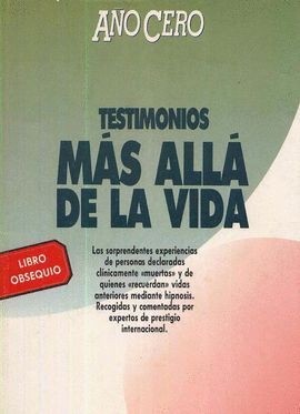 TESTIMONIOS MAS ALLA DE LA VIDA LIBRO DE AO CERO