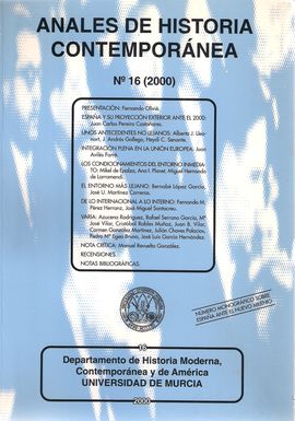 ANALES DE HISTORIA CONTEMPORANEA N 16 (2000)
