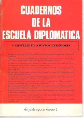 CUADERNOS DE LA ESCUELA DIPLOMATICA SEGUNDA EPOCA N�7 1992