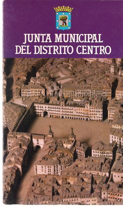 MADRID - JUNTA MUNICIPAL DEL DISTRITO CENTRO - LIBRO, PLANO Y FOLLETO - AO 1982