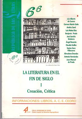 REPBLICA DE LAS LETRAS, NUM. 66, MAYO 2000. LITERATURA-FIN DE SIGLO. I.: CREACIN, CRTICA/ LA LITERATURA ENTE EL AO 2000/ PRESENTE Y FUTURO DE LA C