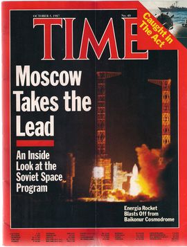 TIME. NUM. 40,  OCTOBER 5, 1987/ MOSCOW TAKES THE LEAD/ AN INSIDE LOOK AT THE SOVIET SPACE PROGRAM/...
