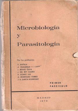 MICROBIOLOGA Y PARASITOLOGA. PRIMER FACCULO