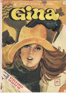 GINA. REVISTA JUVENIL FEMENINA. AÑO 1, Nº 27. 1978