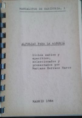 ALFORJAS PARA LA ALEGRIA