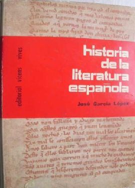 HISTORIA DE LA LITERATURA ESPAOLA