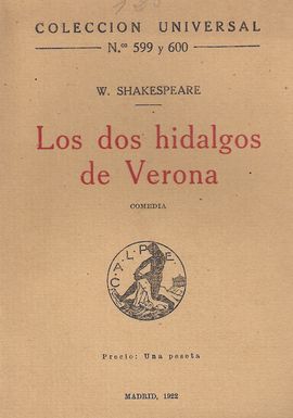 LOS DOS HIDALGOS DE VERONA