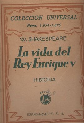 LA VIDA DEL REY ENRIQUE V