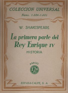 LA PRIMERA PARTE DEL REY ENRIQUE IV