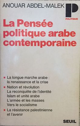 PENSEE POLITIQUE ARABE CONTEMPORAINE