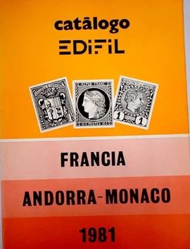 CATLOGO EDIFIL FRANCIA, ANDORRA-MONACO, 1981