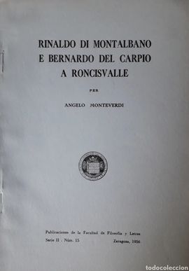 RINALDO DI MONTALBANO E BERNARDO DEL CARPIO A RONCESVALLE