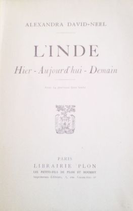 L'INDE HIER - AUJOURD'HUI - DEMAIN